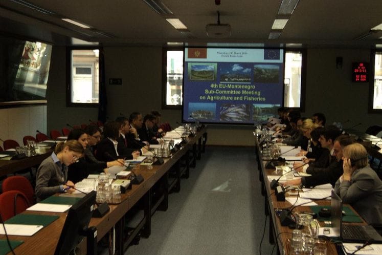 Saopstenje: Održan sastanak četvrtog zajedničkog Pododbora Evropske komisije i Vlade Crne Gore za oblast poljoprivrede i ribarstva