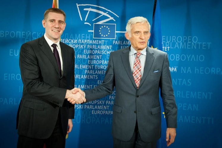 Brisel: Predsjednik Vlade Igor Lukšić razgovarao sa predsjednikom Evropskog parlamenta Jerži Buzekom