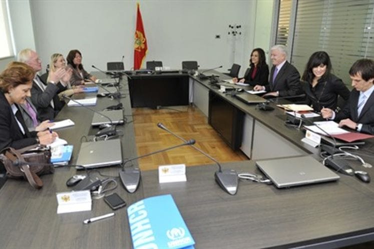 Potpredsjednik Vlade i ministar pravde Duško Marković razgovarao sa ličnim izaslanikom Visokog komesara za izbjeglice Anom Viljemom Bajleveldom