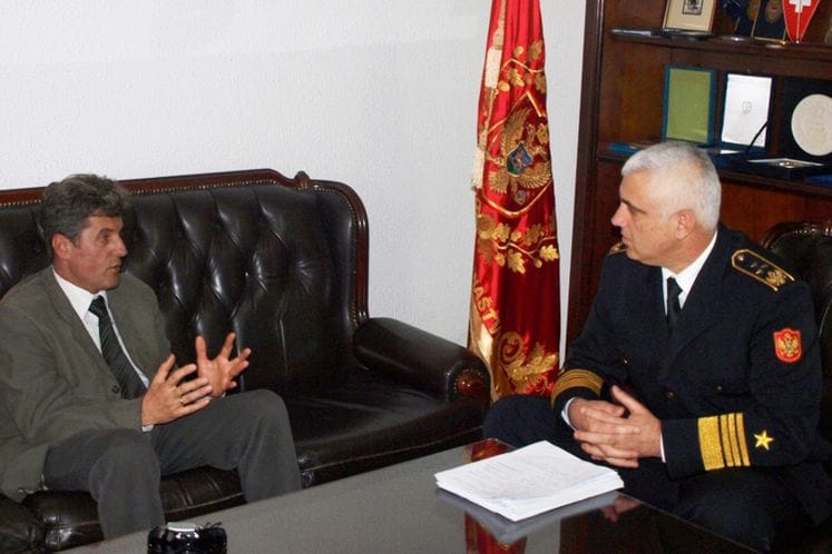 Načelnik GŠVCG Samardžić primio Kekovića