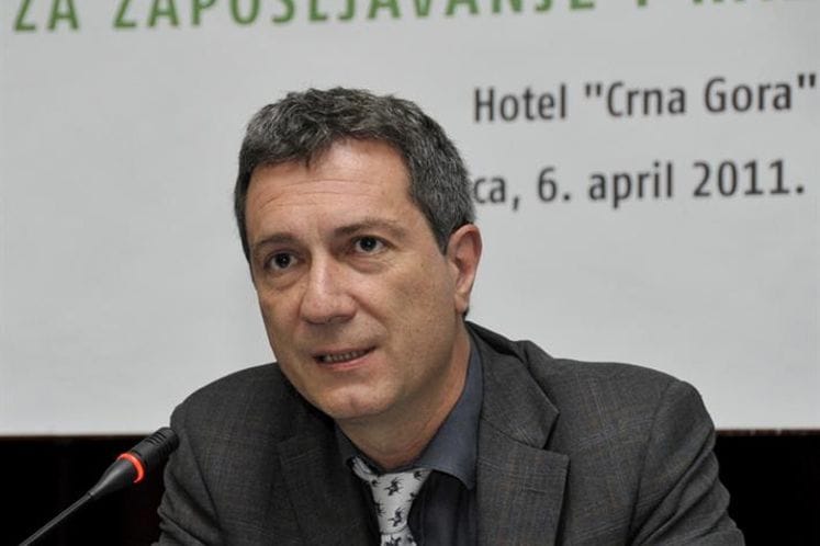 Uvodno izlaganje šefa Sektora za implementaciju projekata u Delegaciji EU Nikole Bertolinija