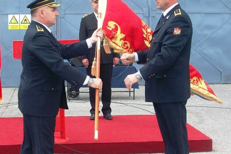 Primopredaja dužnosti u Vazduhoplovnoj bazi