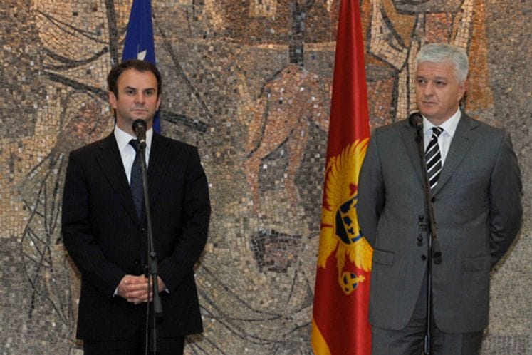 Potpredsjednik Vlade Duško Marković razgovarao sa potpredsjednikom Vlade Republike Kosovo Hajredinom Kučijem /pitanja novinara/