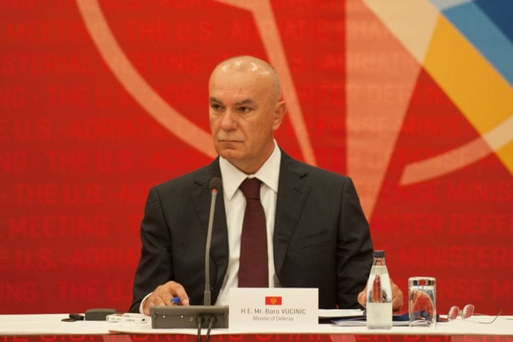 Izlaganje ministra odbrane Bora Vučinića na Ministarskom sastanku Američko-Jadranske Povelje A5 u Budvi