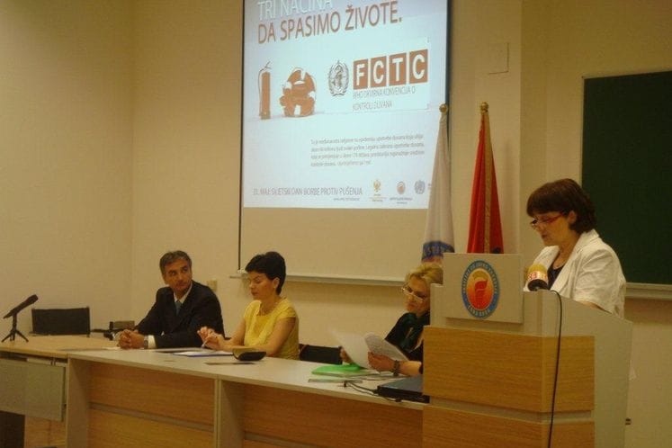 Govor pomoćnice ministra prim.dr Jadranke Lakićević povodom obilježavanja Svjetskog dana borbe protiv pušenja