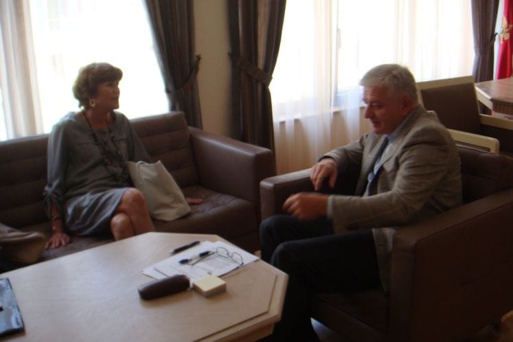 Potpredsjednik Vlade i ministar pravde Duško Marković razgovarao sa ambasadorkom Francuske u Crnoj Gori Dominik Gazui