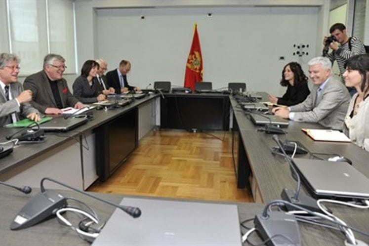 Potpredsjednik Vlade za politički sistem, unutrašnju i spoljnu politiku i ministar pravde Duško Marković razgovarao sa predstavnicima Odbora za unutrašnje poslove Parlamenta SR Njemačke