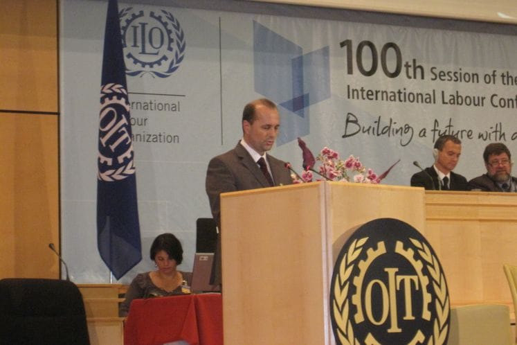 Delegacija Crne Gore koju predvodi ministar rada i socijalnog staranja dr Suad Numanović učestvuje na 100. sjednici Međunarodne konferencije rada u Ženevi