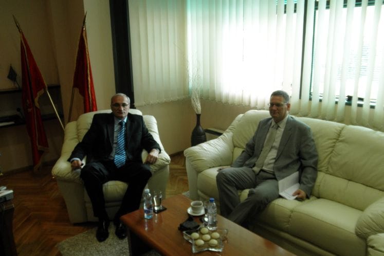 Saopštenje: Ministar poljoprivrede i ruralnog razvoja Tarzan Milošević primio ambasadora Slovenije Jerneja Videtiča