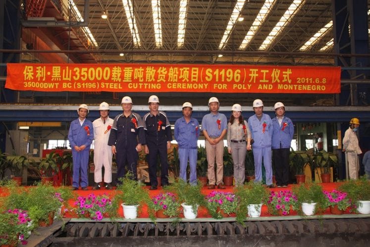 Obnova crnogorske flote sve izvjesnija, u Šangaju otpočeta gradnja drugog broda