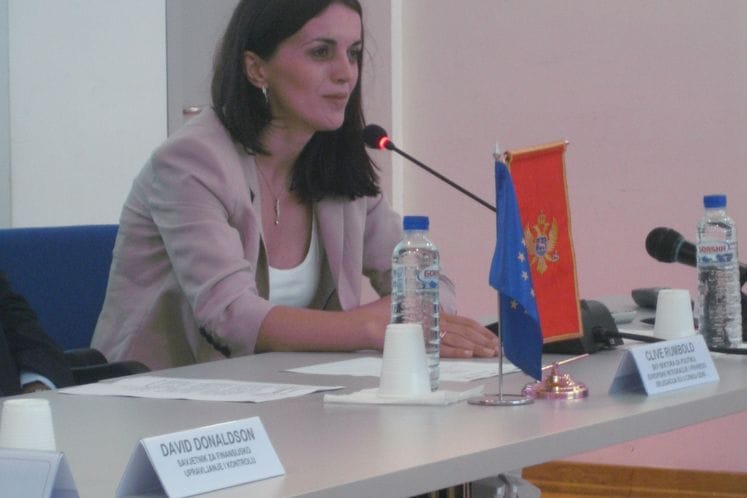 Izlaganje pomoćnika ministra finansija, Ane Krsmanović, na konferenciji povodom predstavljanja Priručnika za finansijsko upravljanje i kontrole