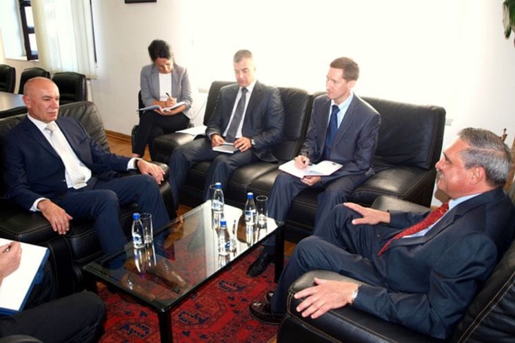 Ministar Vučinić primio ambasadora Ruske Federacije Andreja Nesterenka