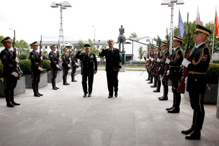 Viceadmiral Samardžić u posjeti Republici Sloveniji