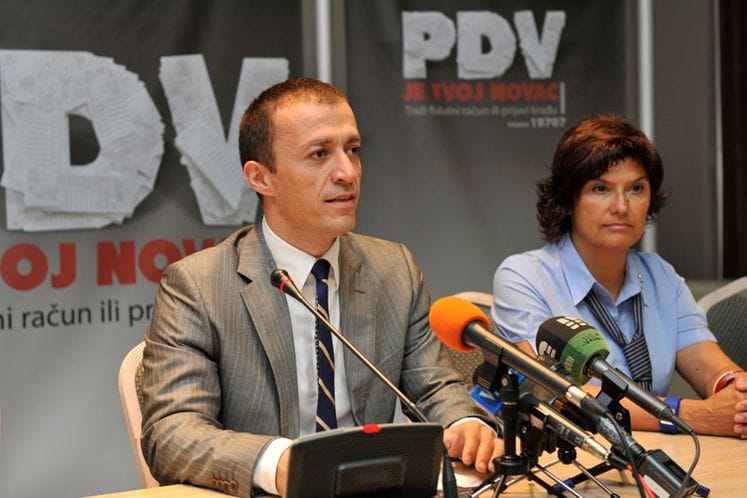 Izlaganje ministra finansija dr Milorada Katnića na konferenciji za novinare povodom predstavljanja kampanje "PDV je tvoj novac"