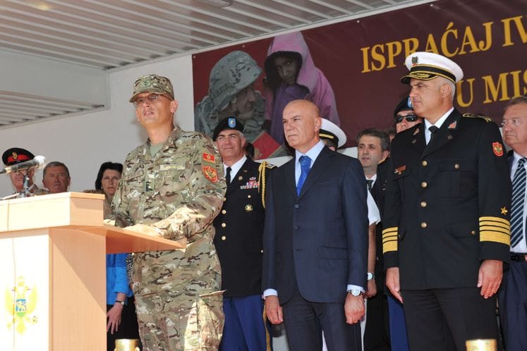 Svečani ispraćaj IV kontingenta VCG u misiju ISAF u Avganistanu, Glas Amerike 22.8.2011.