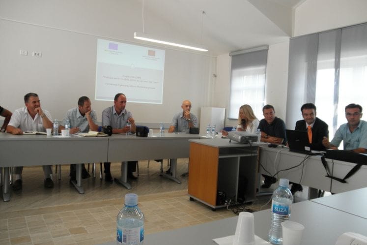 Saopštenje: Formirani Uprevni odbori mašinskih prstenova u okviru projekta IPA 2009 "Podrška mreži ruralnih puteva na sjeveru Crne Gore"