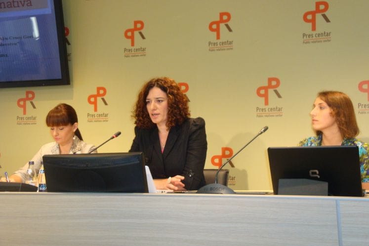 Izjava Jovane Marović, više saradnice u Institutu Alternativa, na press konferenciji povodom implementacije Analize efekata propisa (RIA) u Crnoj Gori