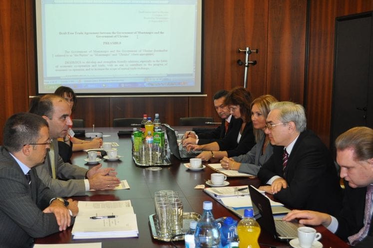 Saopštenje: Pregovori Crne Gore i Ukrajine u završnoj fazi