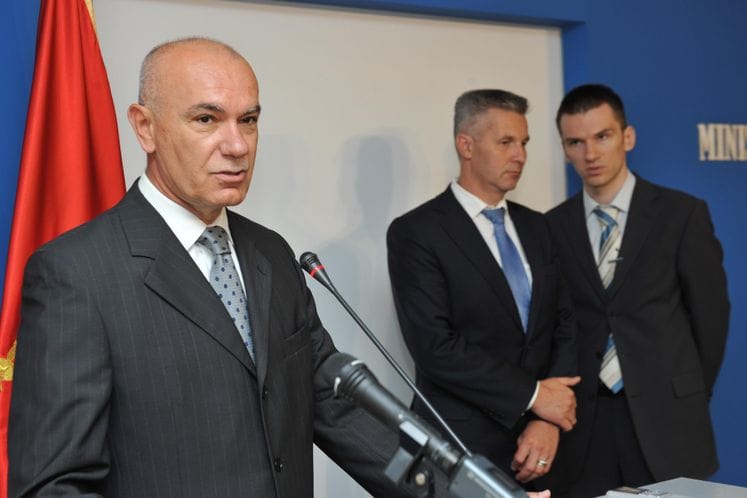 Izjava ministra odbrane Bora Vučinića