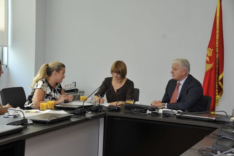 Potpredsjednik Vlade i ministar pravde Duško Marković razgovarao sa vršiocem dužnosti stalnog predstavnika UNDP u Crnoj Gori, Kristinom Blokhus