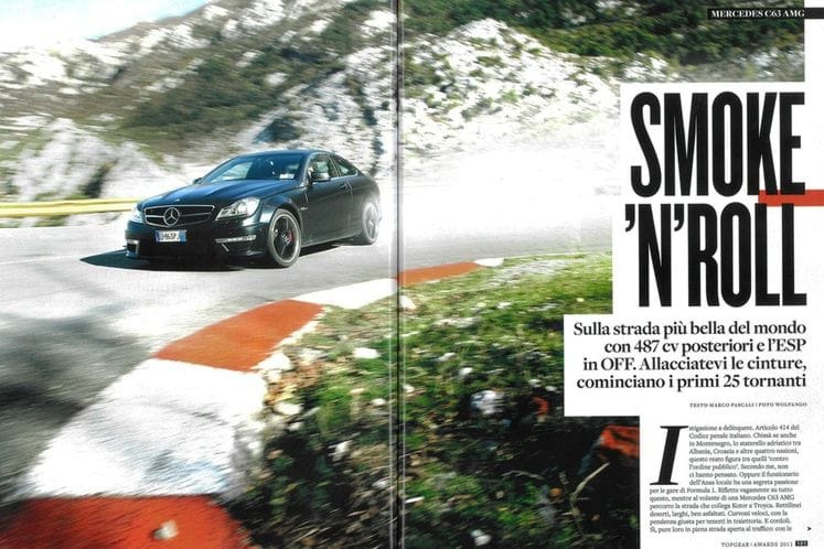 Saopštenje: Ekipa popularnog BBC Top Gear-a testirala luksuzni automobil Mercedes C63 AMG u Crnoj Gori