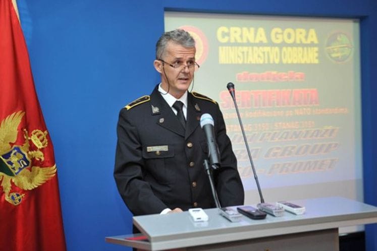 Izjava šefa Odsjeka za standardizaciju i kodifikaciju potpukovnika Marinka Aleksića