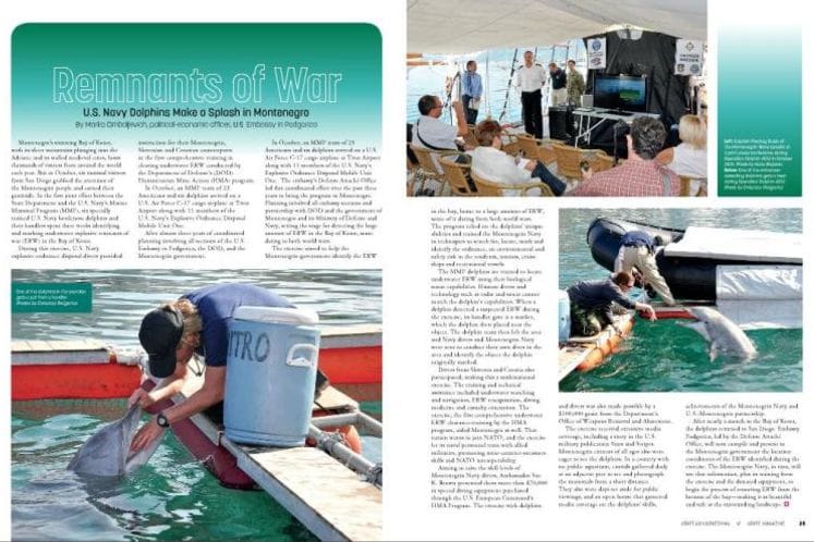 Delfini Mornarice SAD u Crnoj Gori