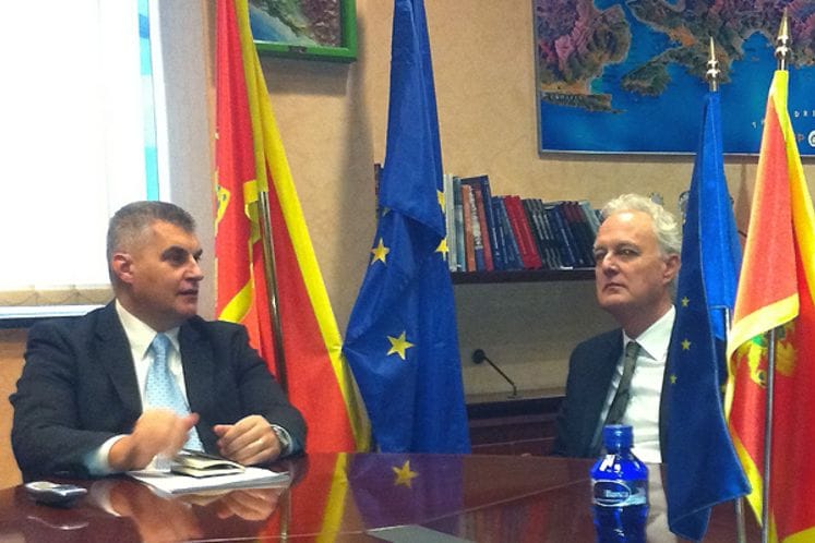 Ministar Brajović primio ambasadora Italije