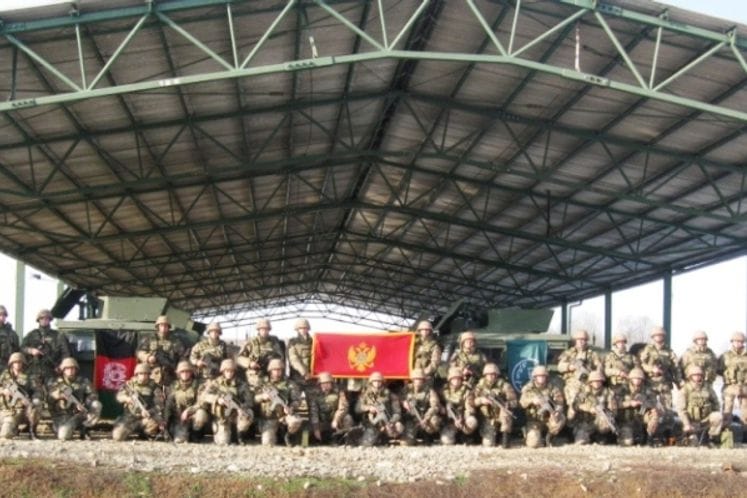 Pripadnici VCG na obuci u Hrvatskoj