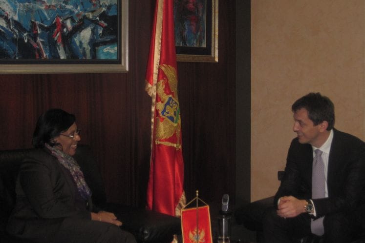 Ministar mr Predrag Bošković razgovarao sa ambasadorkom SAD u Podgorici Sue. K. Brown