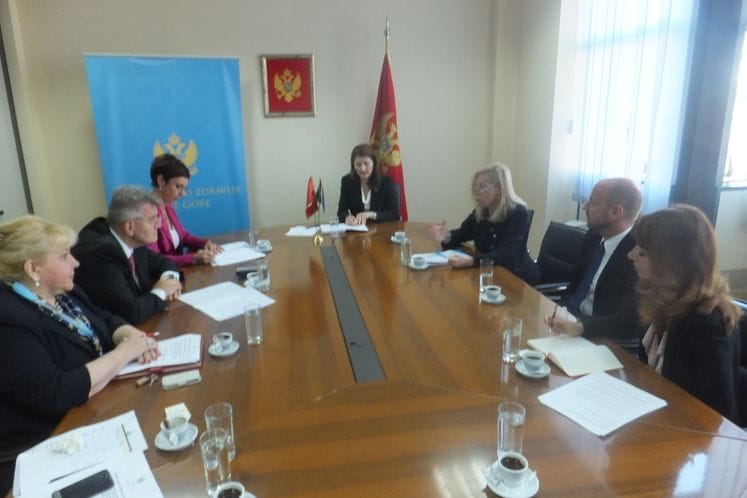 Ministar Radunović primio gospođu Marie-Pierre Poirier, regionalnu direktorku UNICEF-a za Centralnu i Istočnu Evropu i Zajednicu nezavisnih država