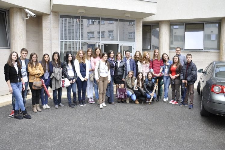 Polaznici Škole ljudskih prava CGO posjetili CB Podgorica