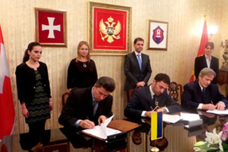 Saopštenje: Ministar Ivanović na potpisivanju Ugovora povodom osnivanja fabrike čokolade "Montelor" na Cetinju