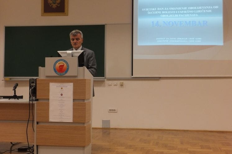 Ministar Radunović otvorio stručni sastanak "Smjernice za unapređenje prijavljivanja pacijenata oboljelih od šećerne bolesti i dijagnostički kriterijum"