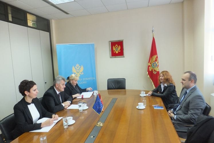 Saopštenje: Ministar zdravlja Miodrag Radunović razgovarao sa Nj.E. Vincenzom Del Monaco ambasadorom Italije u Crnoj Gori