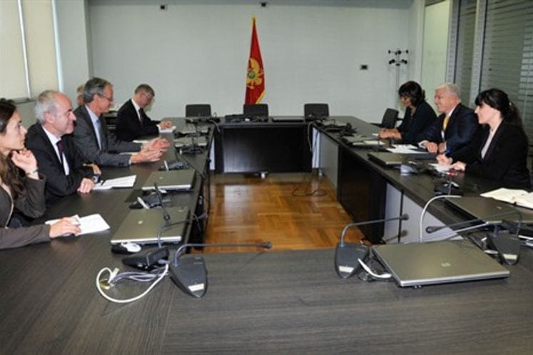 DPM Marković meets with Director-General for Enlargement Christian Danielsson in Podgorica