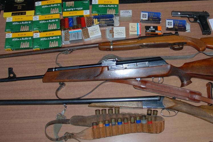 U Beranama zaplijenjeno više komada oružja i veća količina municije