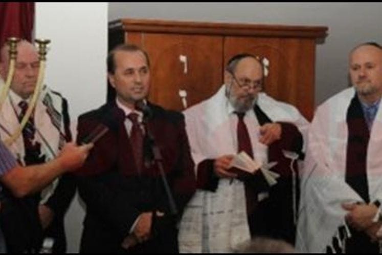 Minstar Numanović na otvaranju sinagoge u Podgorici