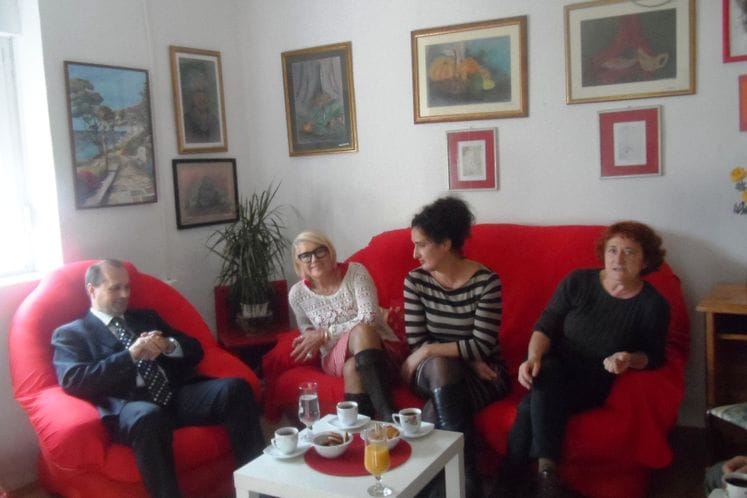 Ministar Numanović posjetio sklonište NVO "Sigurna ženska kuća"