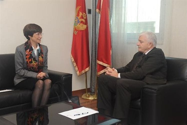 Potpredsjednik Vlade i ministar pravde Duško Marković primio Veroniku Brimo, novoimenovanu ambasadorku Republike Francuske