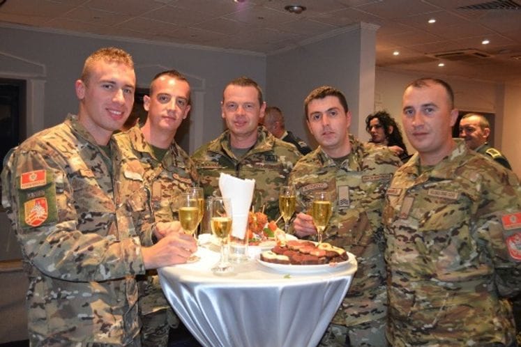 Prijem za pripadnike VI i VII kontingenta Vojske Crne Gore