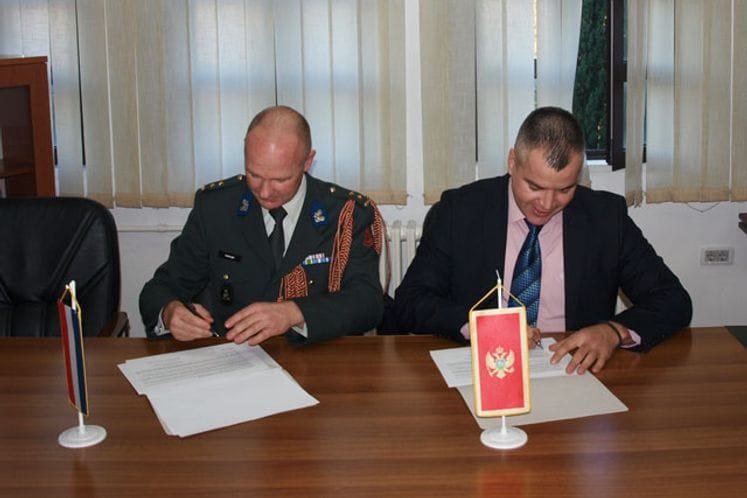 Potpisan Plan bilateralne saradnje u oblasti odbrane između Crne Gore i Kraljevine Holandije