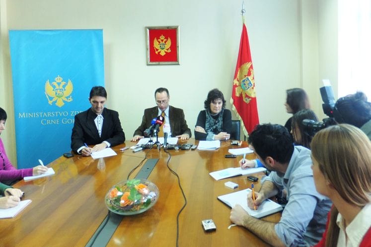 Konferencija za novinare na temu poremećaja odnosa polova novorođenčadi u Crnoj Gori