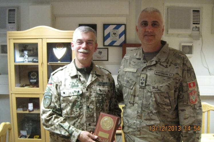 Viceadmiral Samardžić sastao se sa komandantom Regionalne Komande Sjever general majorom Volmerom