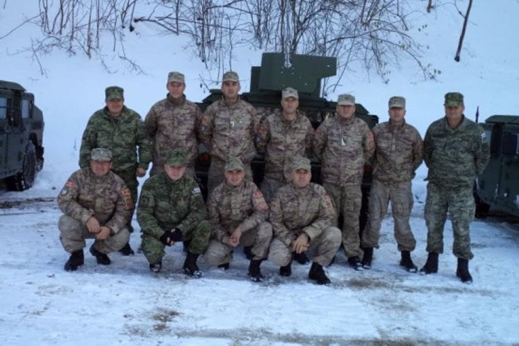 Kandidati za pripadnike IX kontingenta na obuci u Hrvatskoj