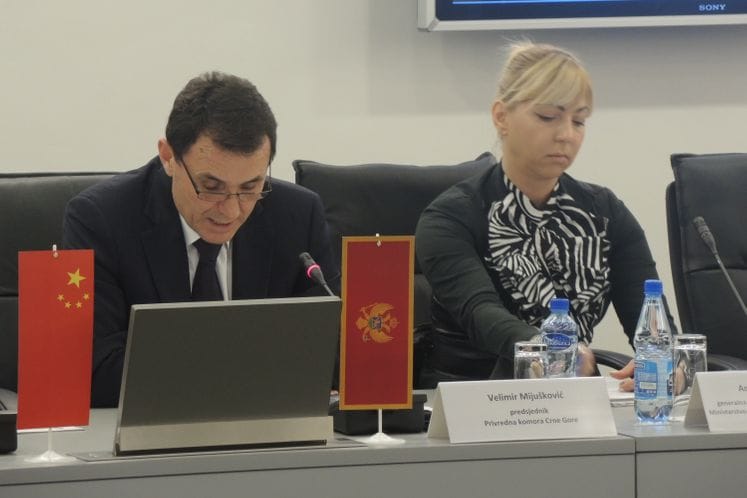 Saopštenje: Poslovni forum privrednika Crne Gore i NR Kine