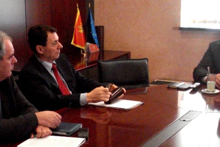 Susret ministra Ivana Brajovića sa predsjednikom Privredne komore Velimirom Mijuškovićem