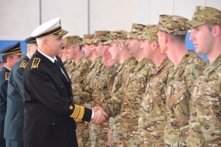 Svečani ispraćaj VII crnogorskog kontingenta u misiju ISAF u Avganistanu