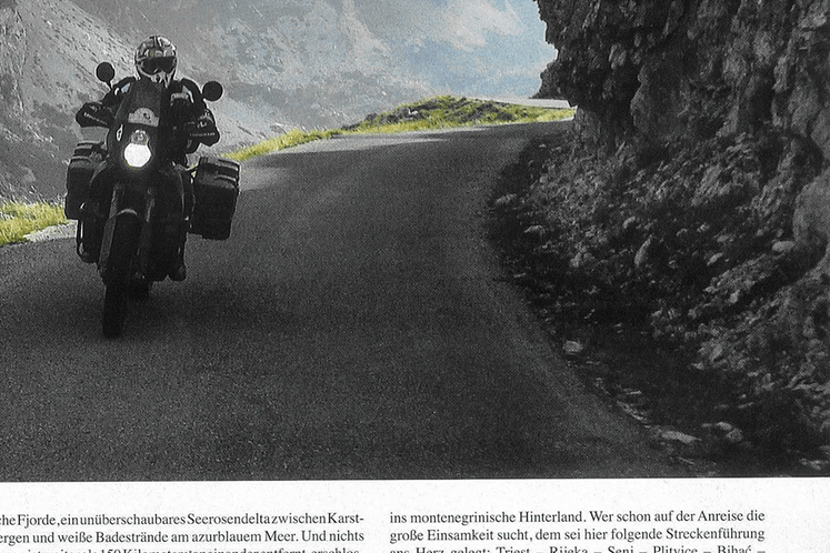 Saopštenje: Njemački magazin “Motorrad abenteuer” objavio članak o Crnoj Gori
