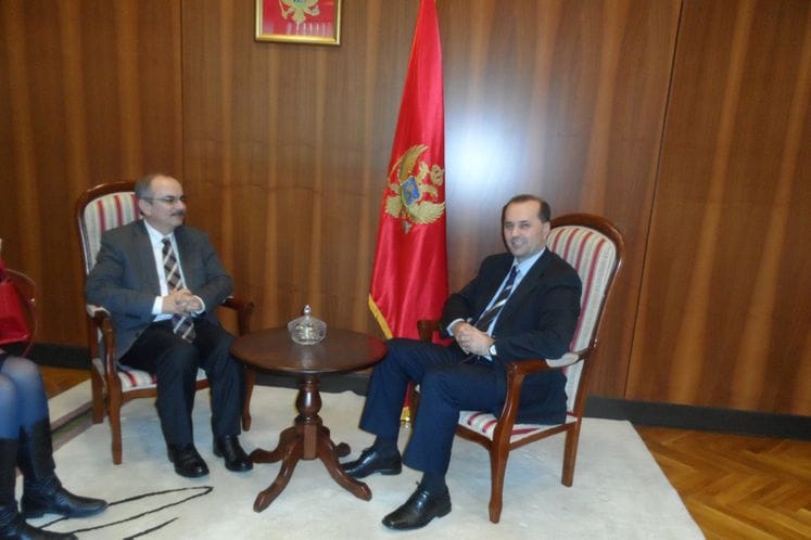 Susret ministra Numanovića sa ambasadorom Republike Turske u Crnoj Gori Mehmetom Nijazi Tanljir